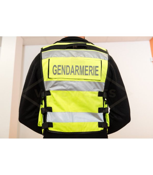 Gilet tactique Haute visibilité Gendarmerie – Image 2