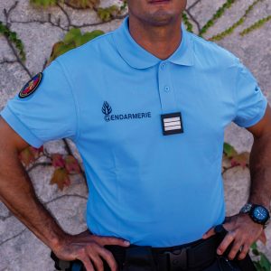 Polo GENDARMERIE Homme COOLDRY Manches courtes