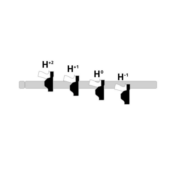Passant polymère VEGA 8KF00 réglable – Image 2