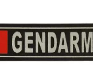 BANDE PATRONYMIQUE GENDARMERIE RETROREFLECHISSANTE