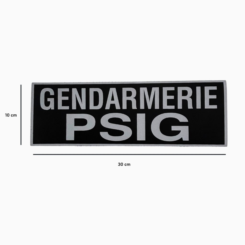 BANDEAU IDENTIFICATION GENDARMERIE PSIG