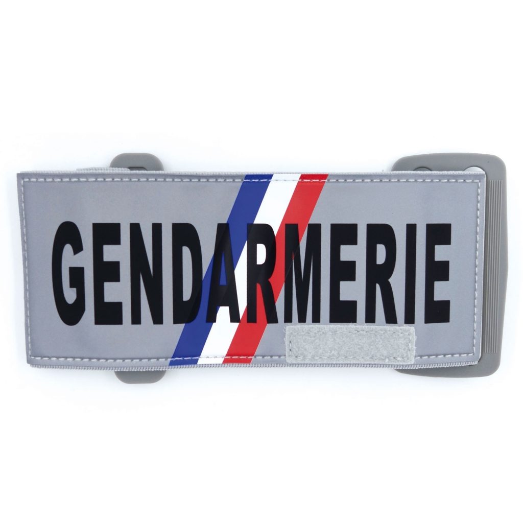 BRASSARD GENDARMERIE RETRO-REFLECHISSANT