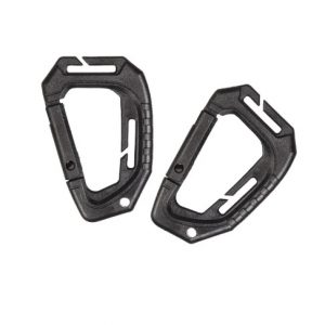 MOUSQUETON MOLLE TACTIQUE NOIR