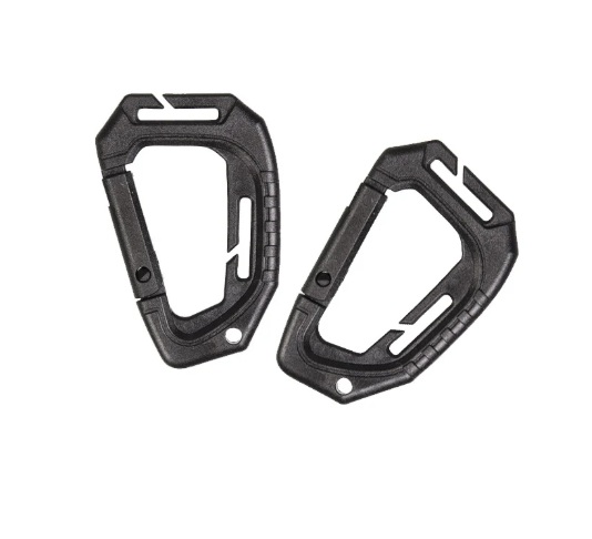 MOUSQUETON MOLLE TACTIQUE NOIR